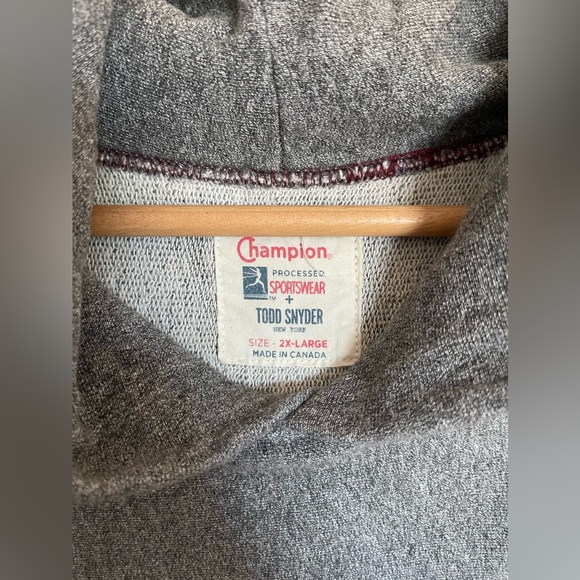 Todd Snyder Champion Hoodie, XXL, Gray - Picture 3 of 3